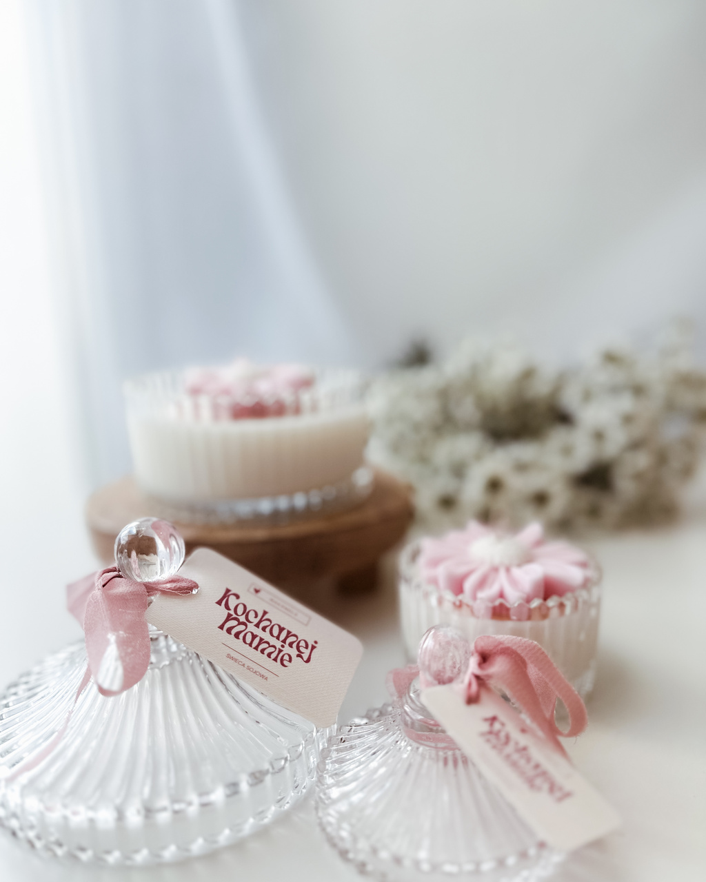 🌸 Świeca sojowa „Kochanej Mamie” - obrazek 2